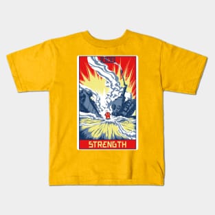 Robo Tarot: Strength Kids T-Shirt